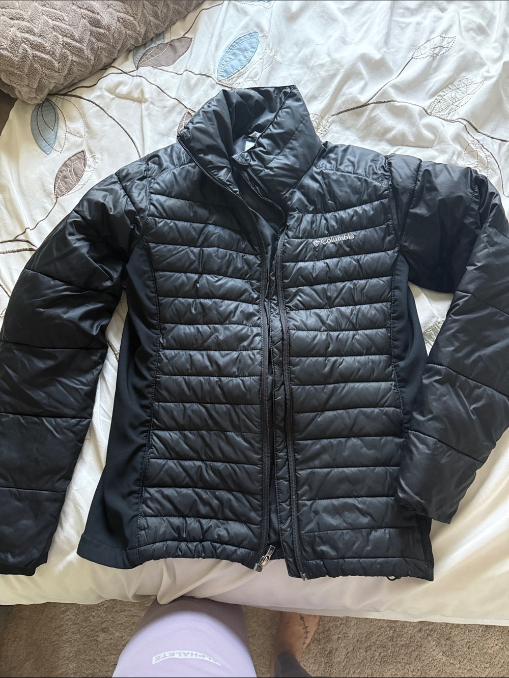 Columbia Black Quilted Puff Jacket